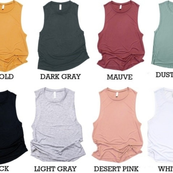 Leopard Print MAMA Razorback Tank Tops - Picture 6 of 7